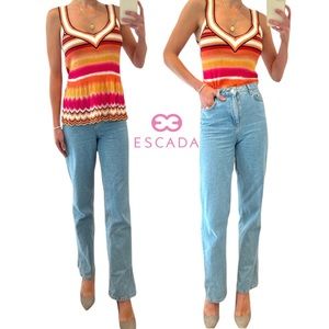 ESCADA Ribbed Knit Tank